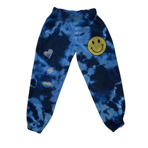 Firehouse Girls Blue tie dye with graffiti graphic size XS 
excellent condition